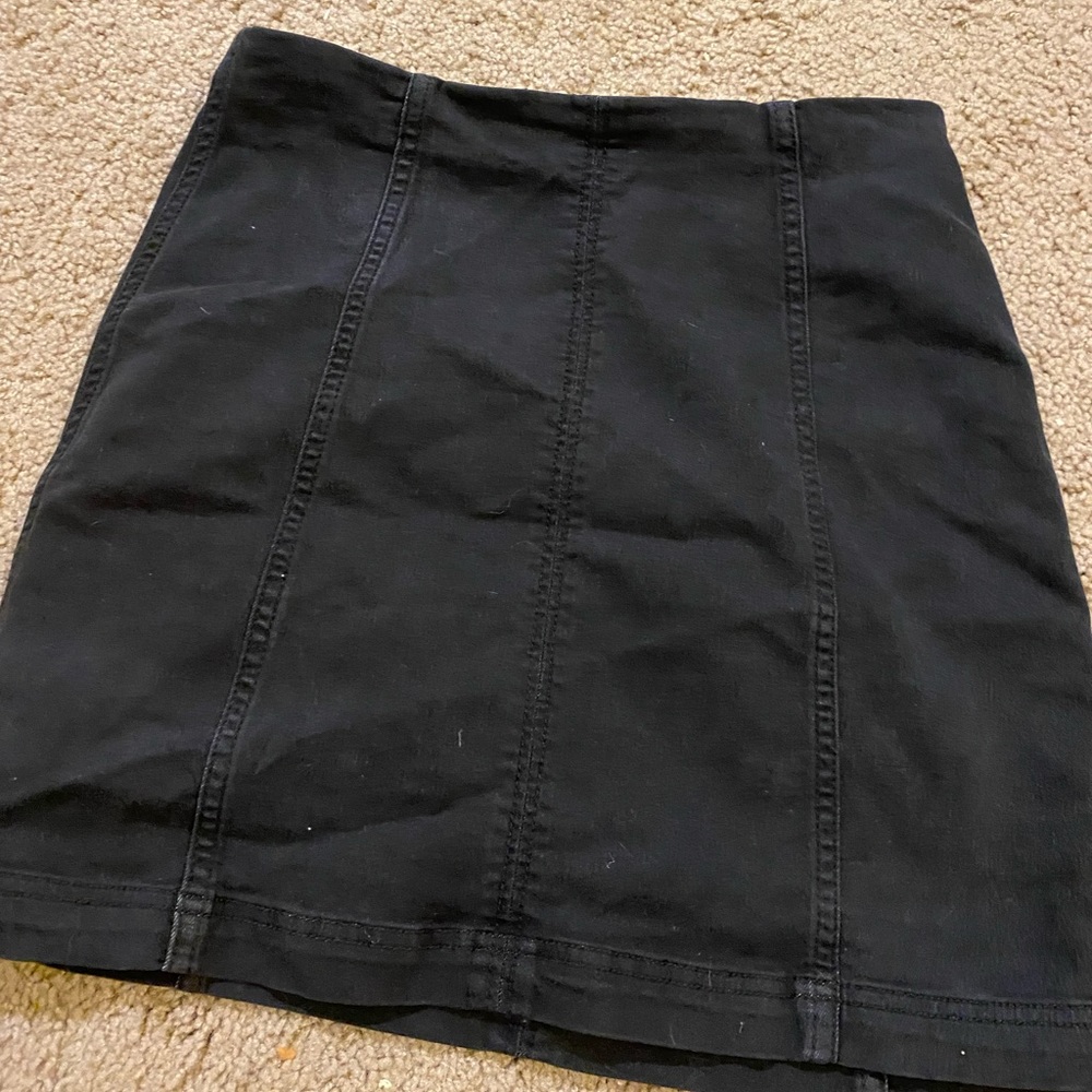 Black Free People Skirt